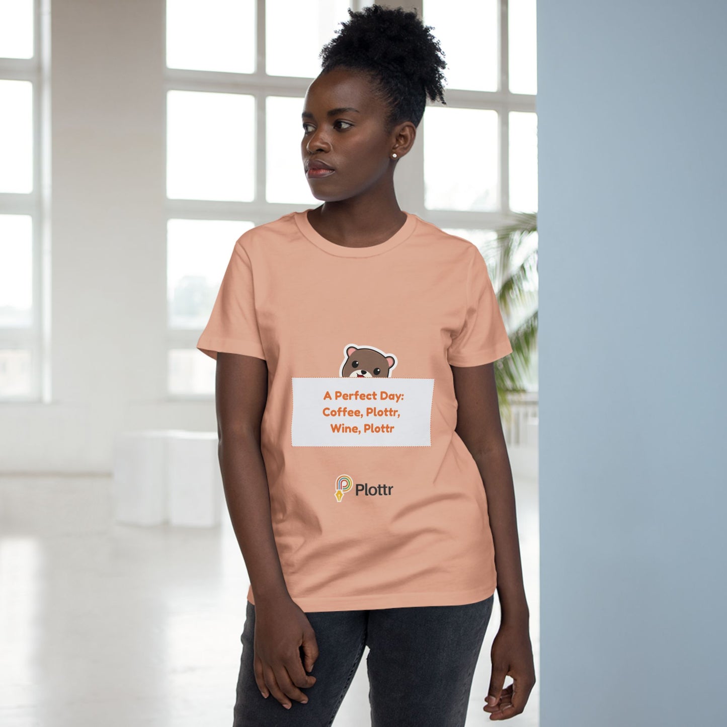 Women’s Hiding Otter Maple Tee - A Perfect Day