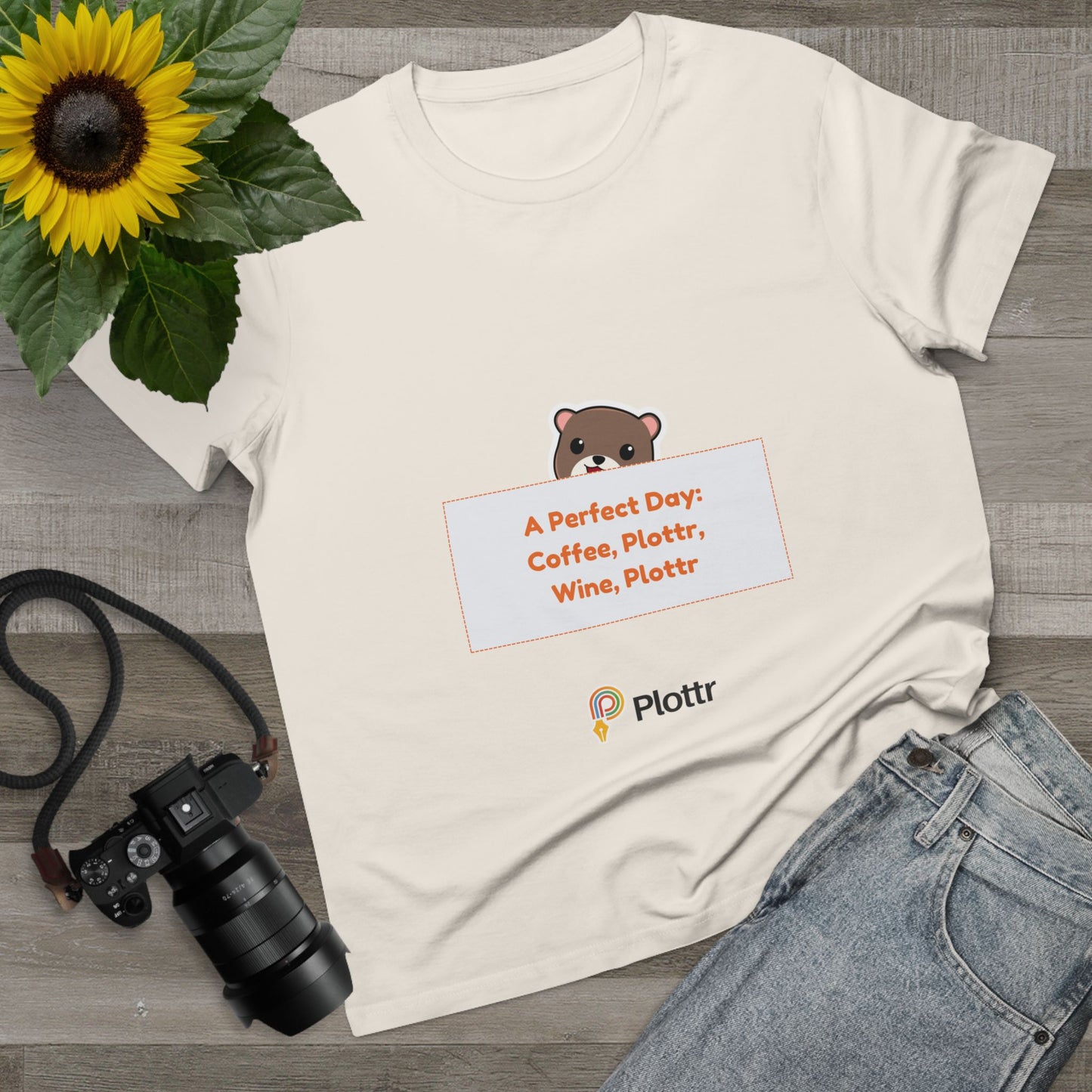 Women’s Hiding Otter Maple Tee - A Perfect Day