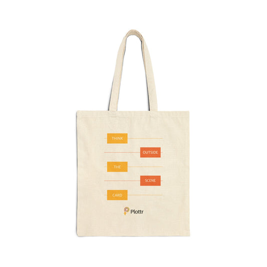 Plotlines Cotton Canvas Tote Bag - Think Outside