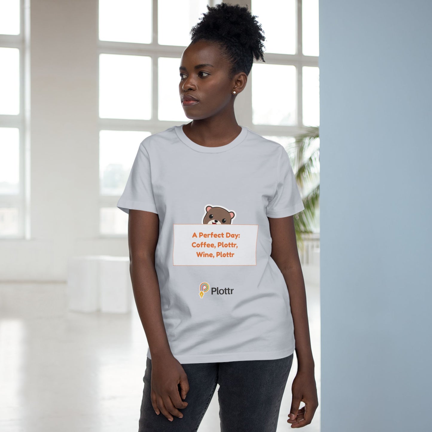 Women’s Hiding Otter Maple Tee - A Perfect Day