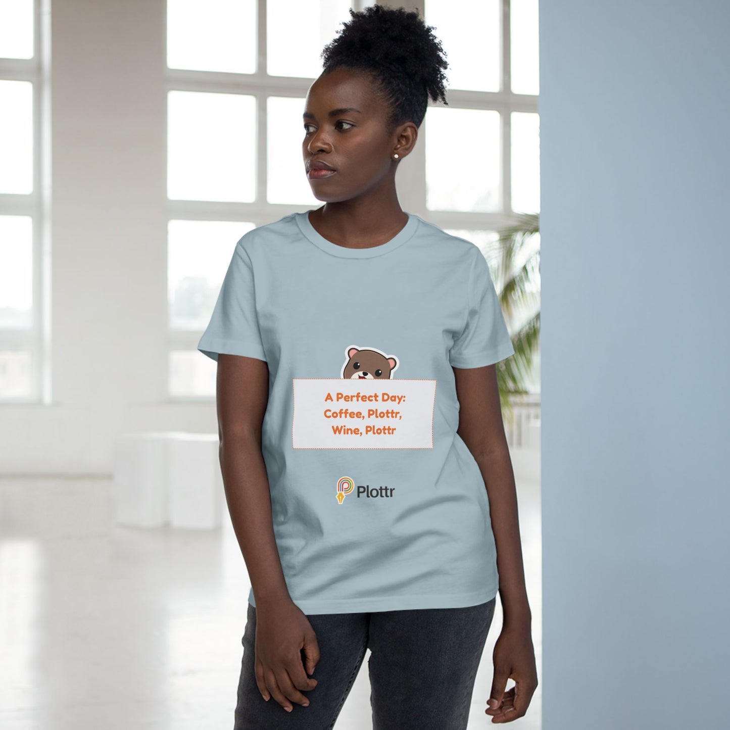 Women’s Hiding Otter Maple Tee - A Perfect Day