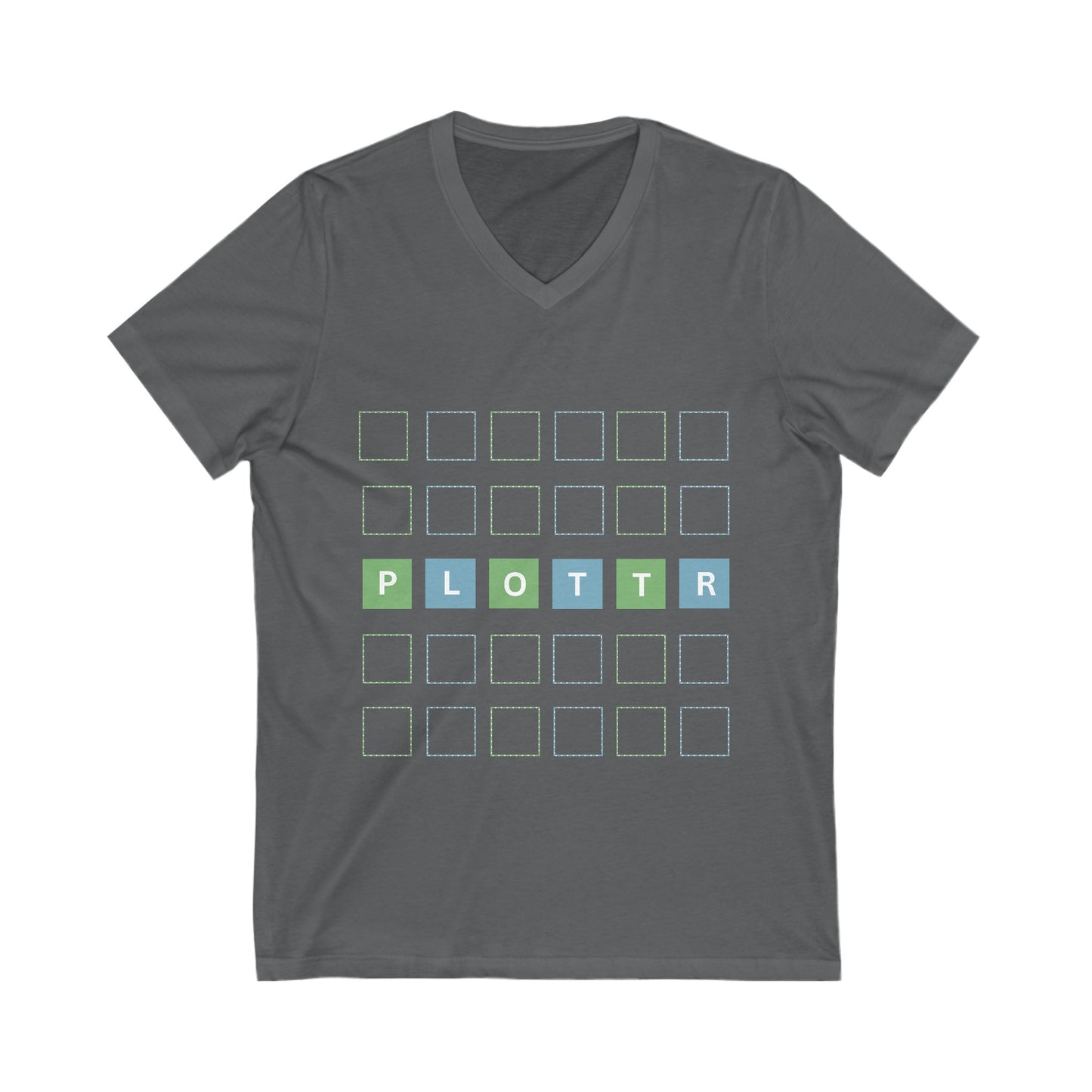 Square-Eyed from Plotting Unisex Jersey Short Sleeve V-Neck Tee