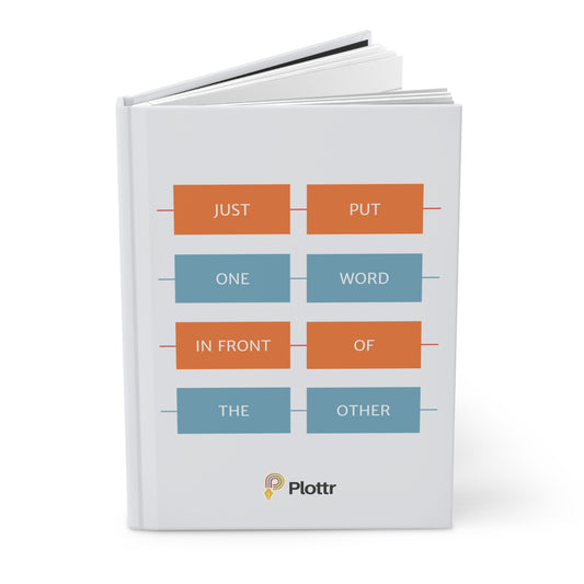 Plotlines Hardcover Journal - One Foot in Front of the Other