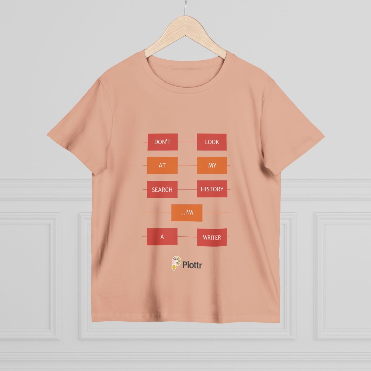 Women’s Plotlines Maple Tee - Don't Look at My Search History