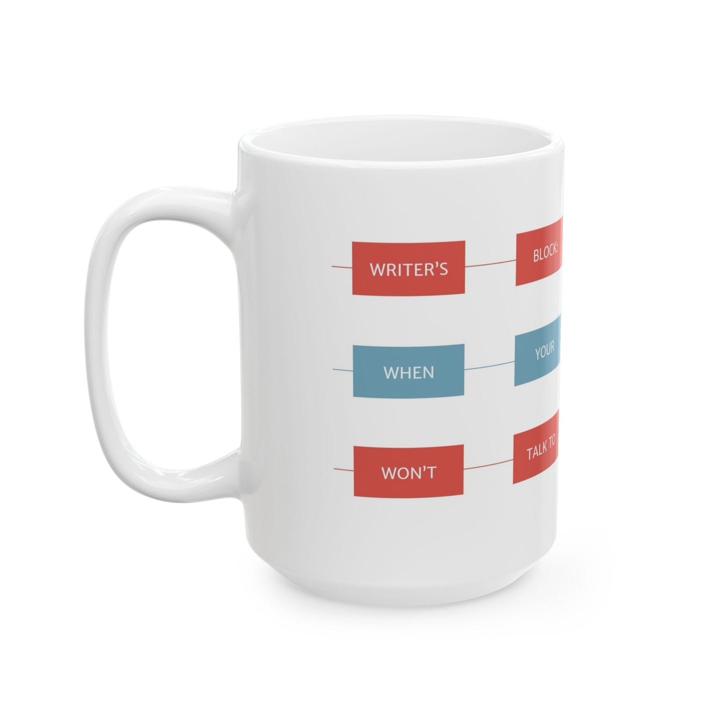 Plotlines Wrap Mug - Writer's Block