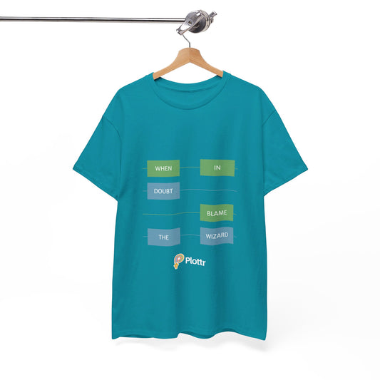 Unisex Plotlines Tee - Blame the Wizard