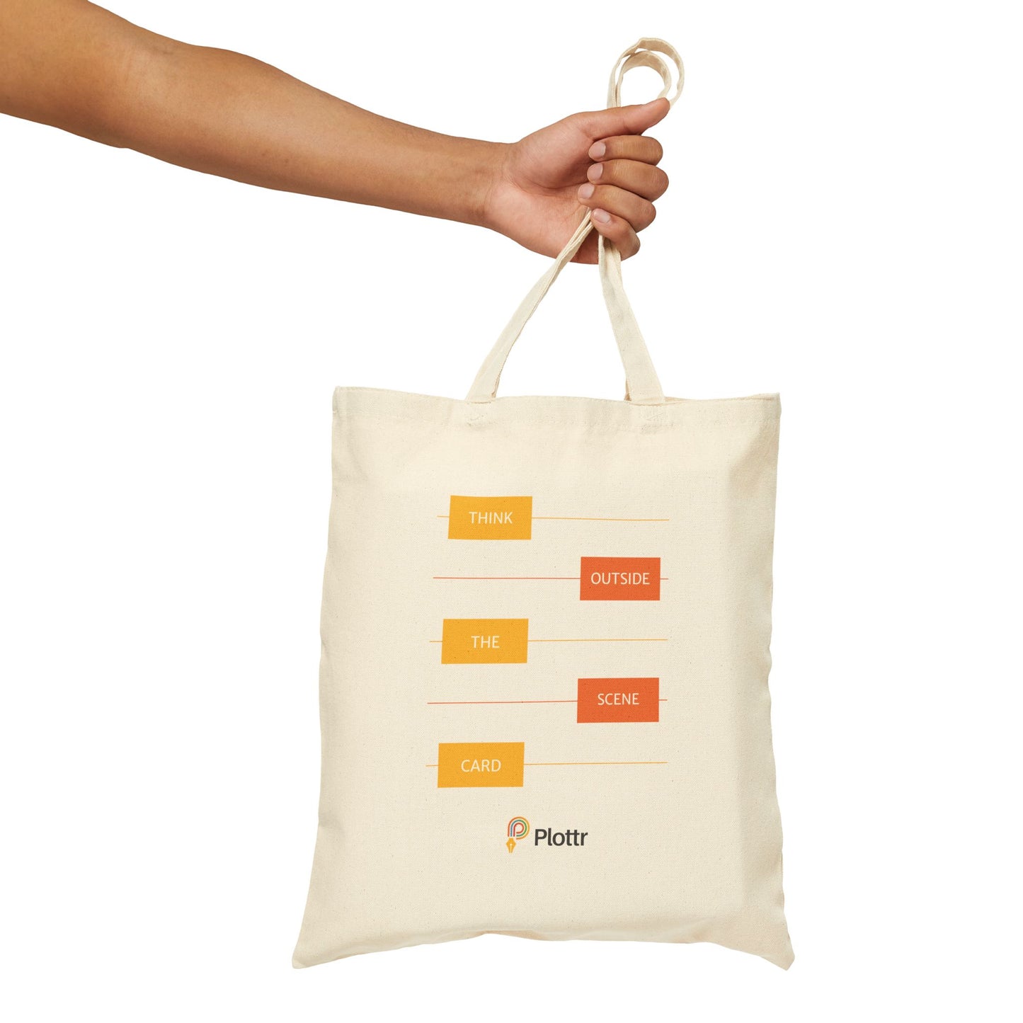 Plotlines Cotton Canvas Tote Bag - Think Outside