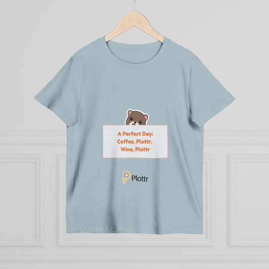 Women’s Hiding Otter Maple Tee - A Perfect Day