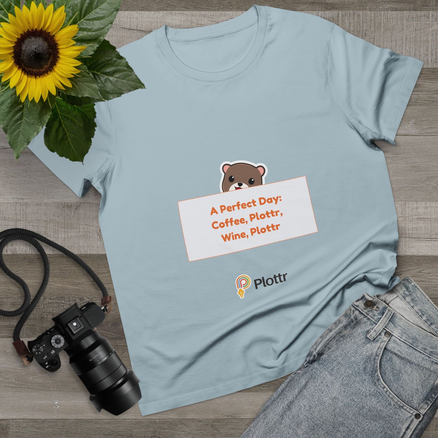 Women’s Hiding Otter Maple Tee - A Perfect Day