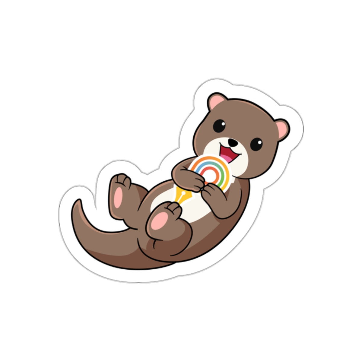 Plottr Otter Sticker