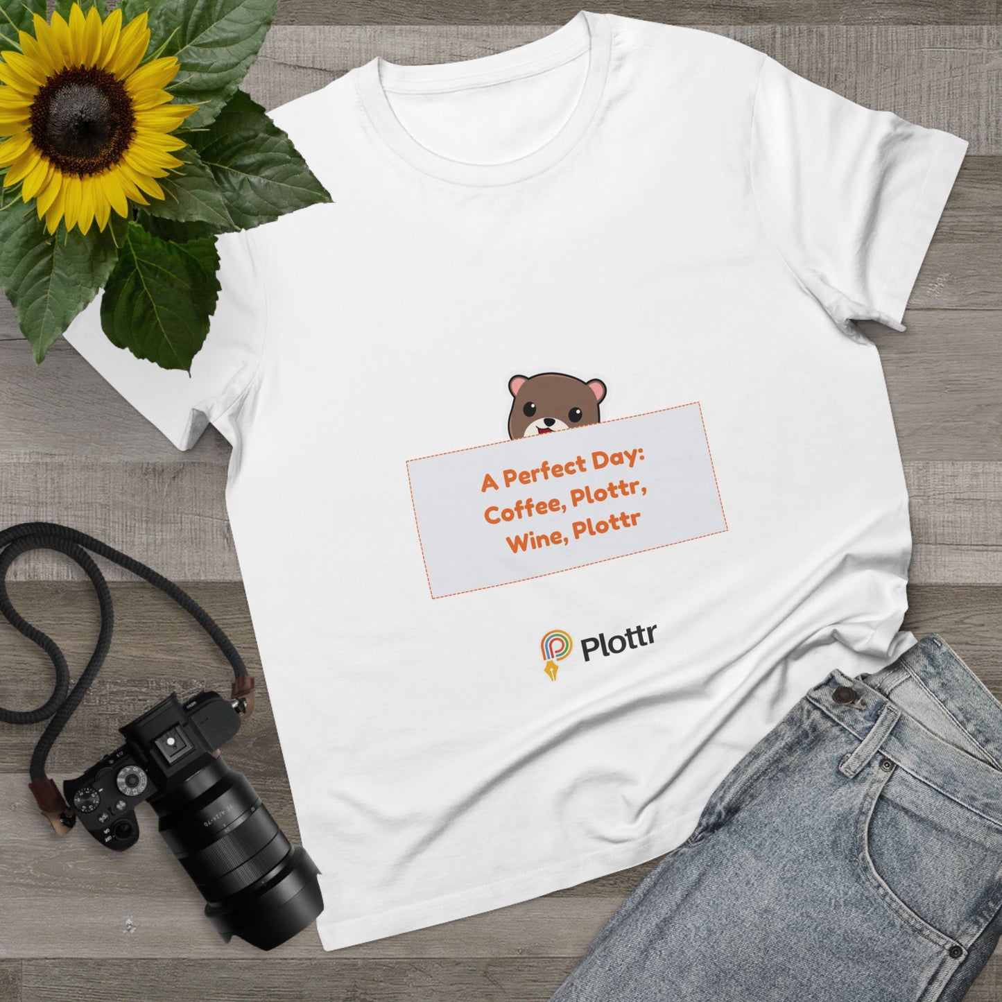 Women’s Hiding Otter Maple Tee - A Perfect Day