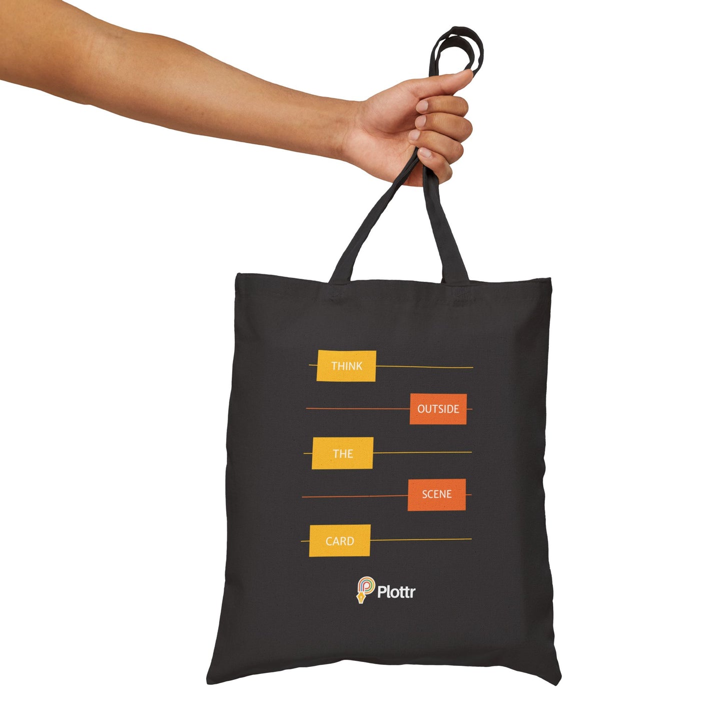 Plotlines Cotton Canvas Tote Bag - Think Outside