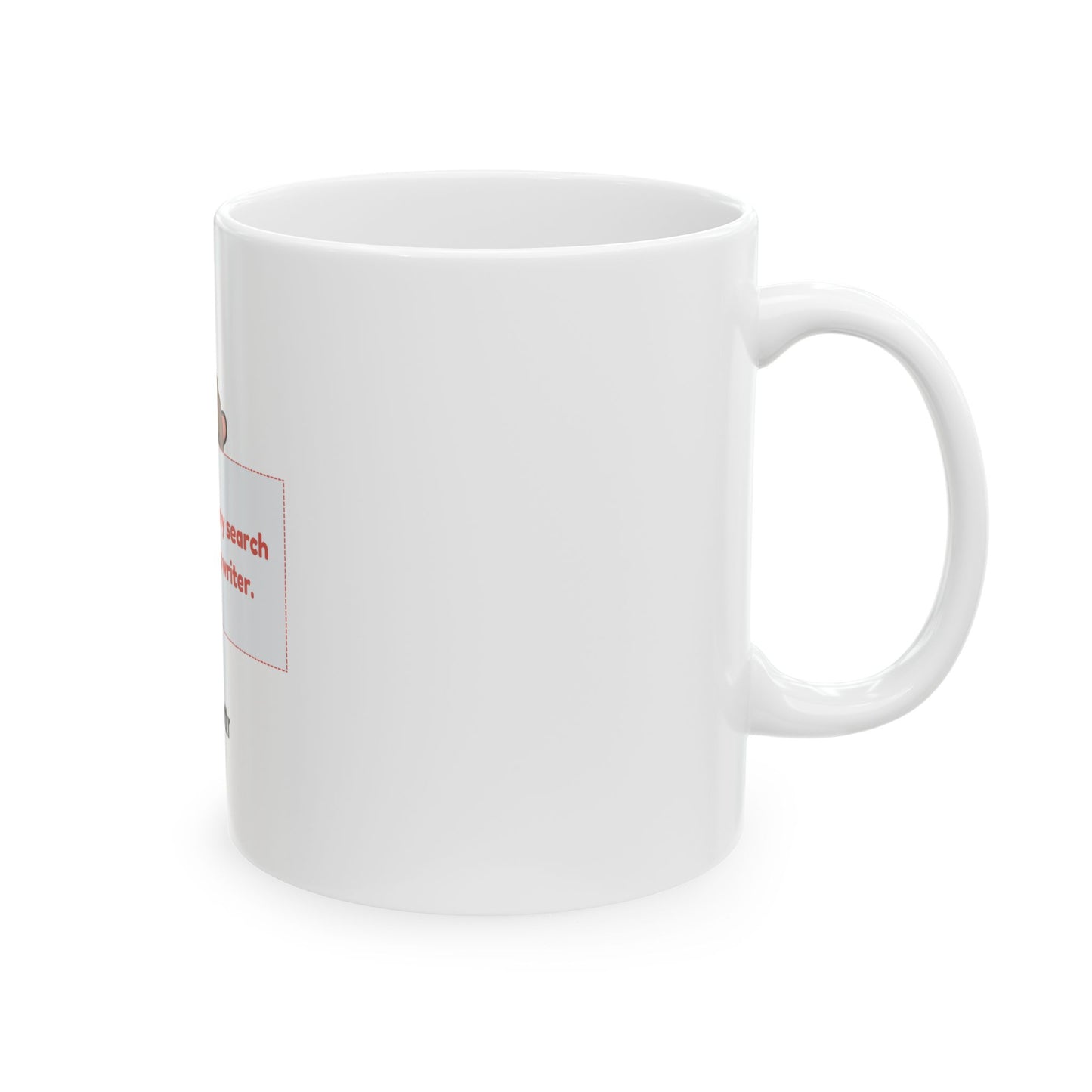 Hiding Plottr Otter Mug - Don't Look at My Search History