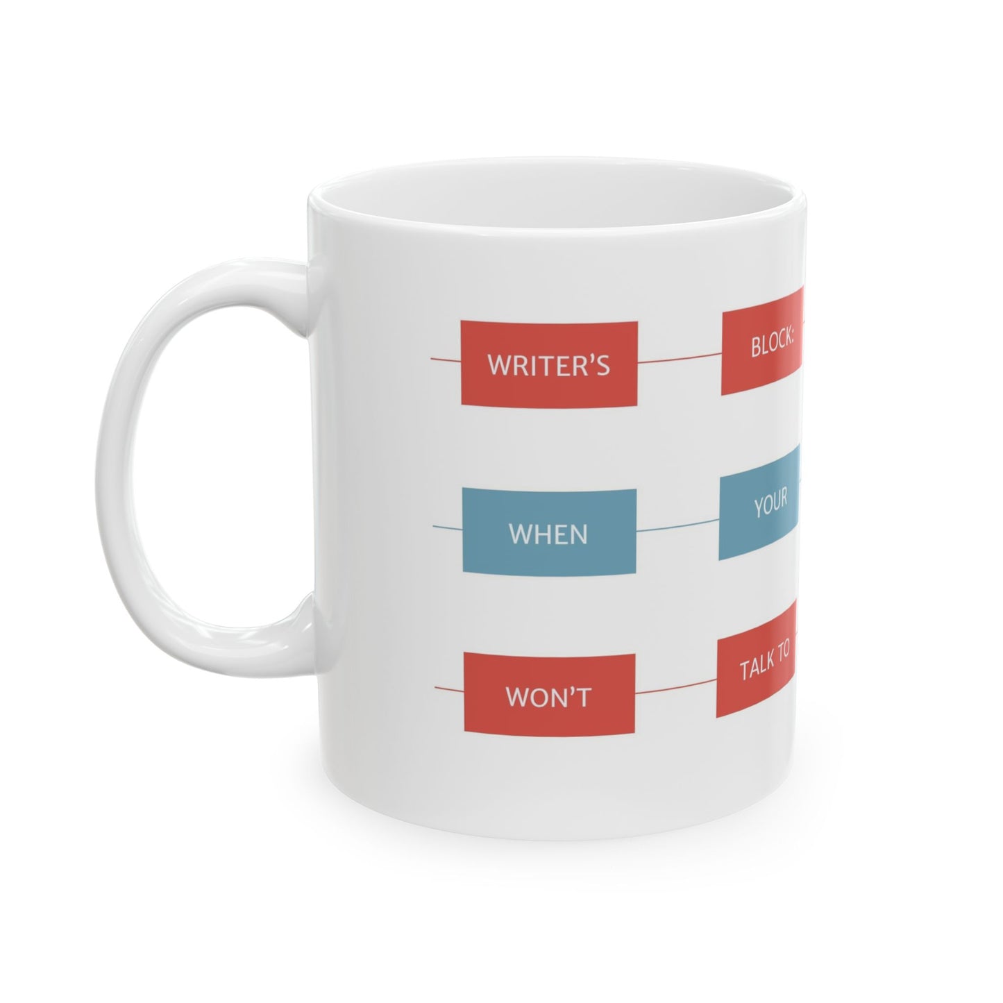 Plotlines Wrap Mug - Writer's Block