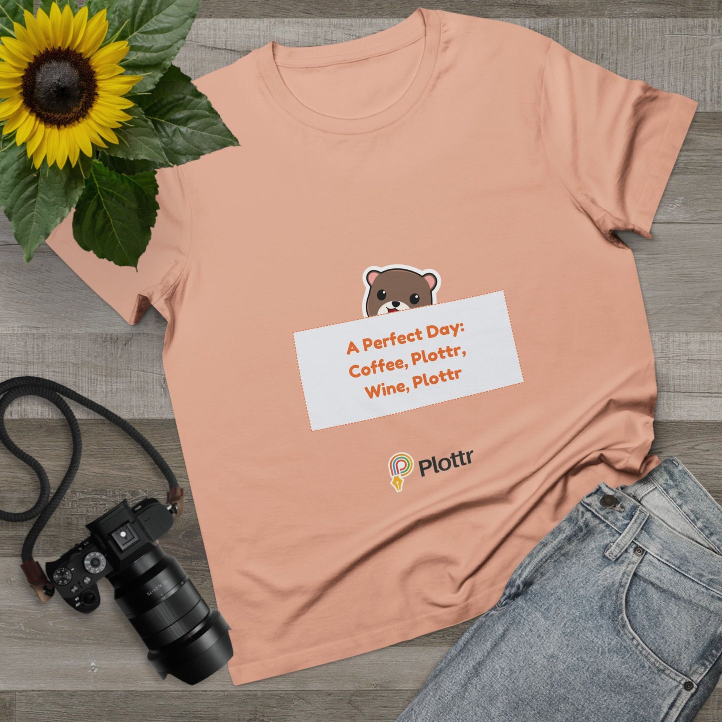 Women’s Hiding Otter Maple Tee - A Perfect Day
