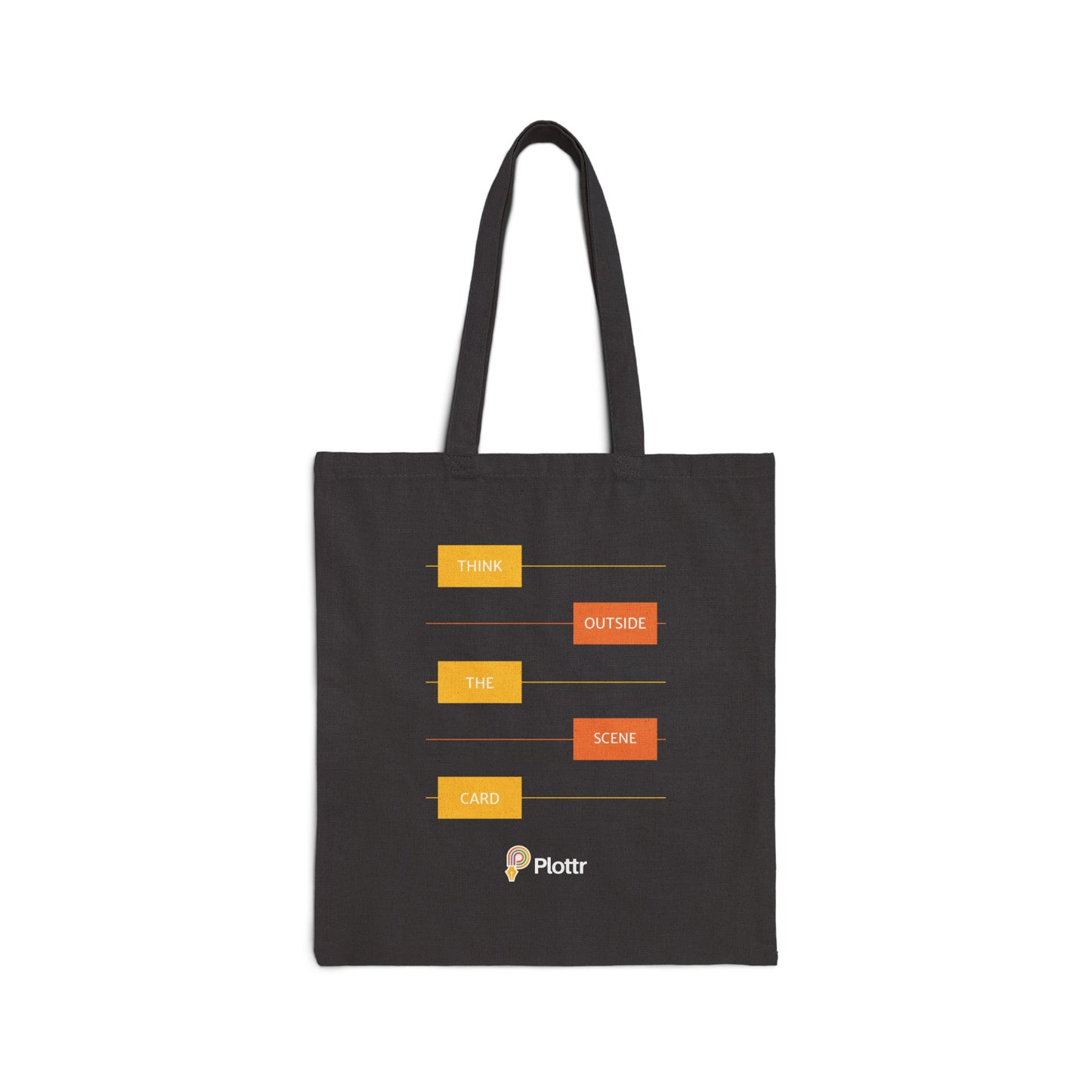 Plotlines Cotton Canvas Tote Bag - Think Outside