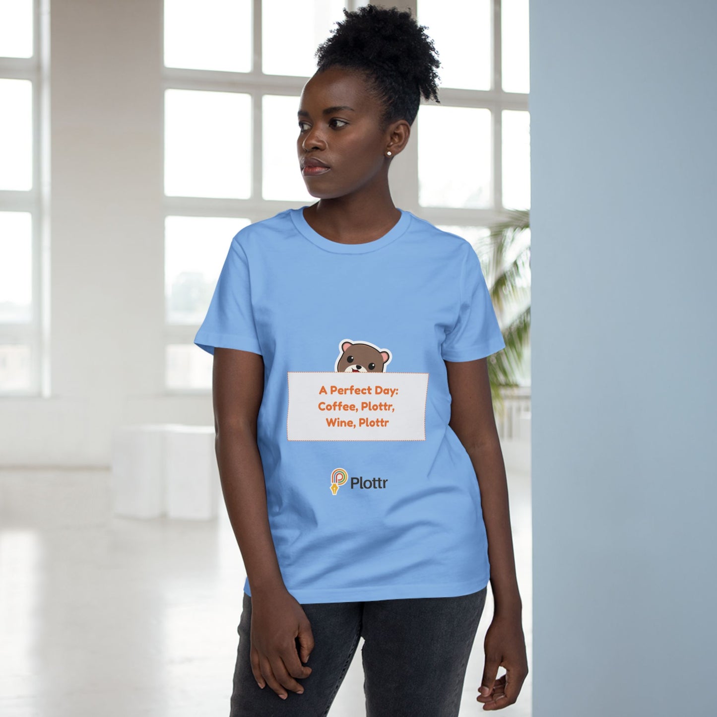 Women’s Hiding Otter Maple Tee - A Perfect Day