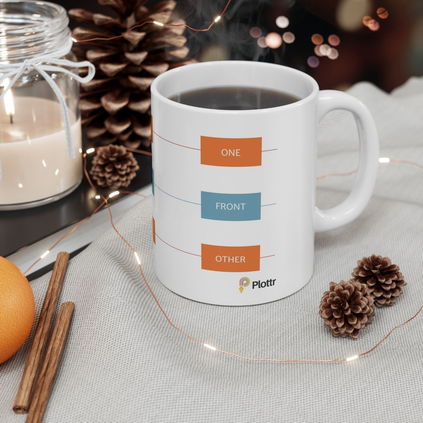 Plotlines Wrap Mug - Word by Word