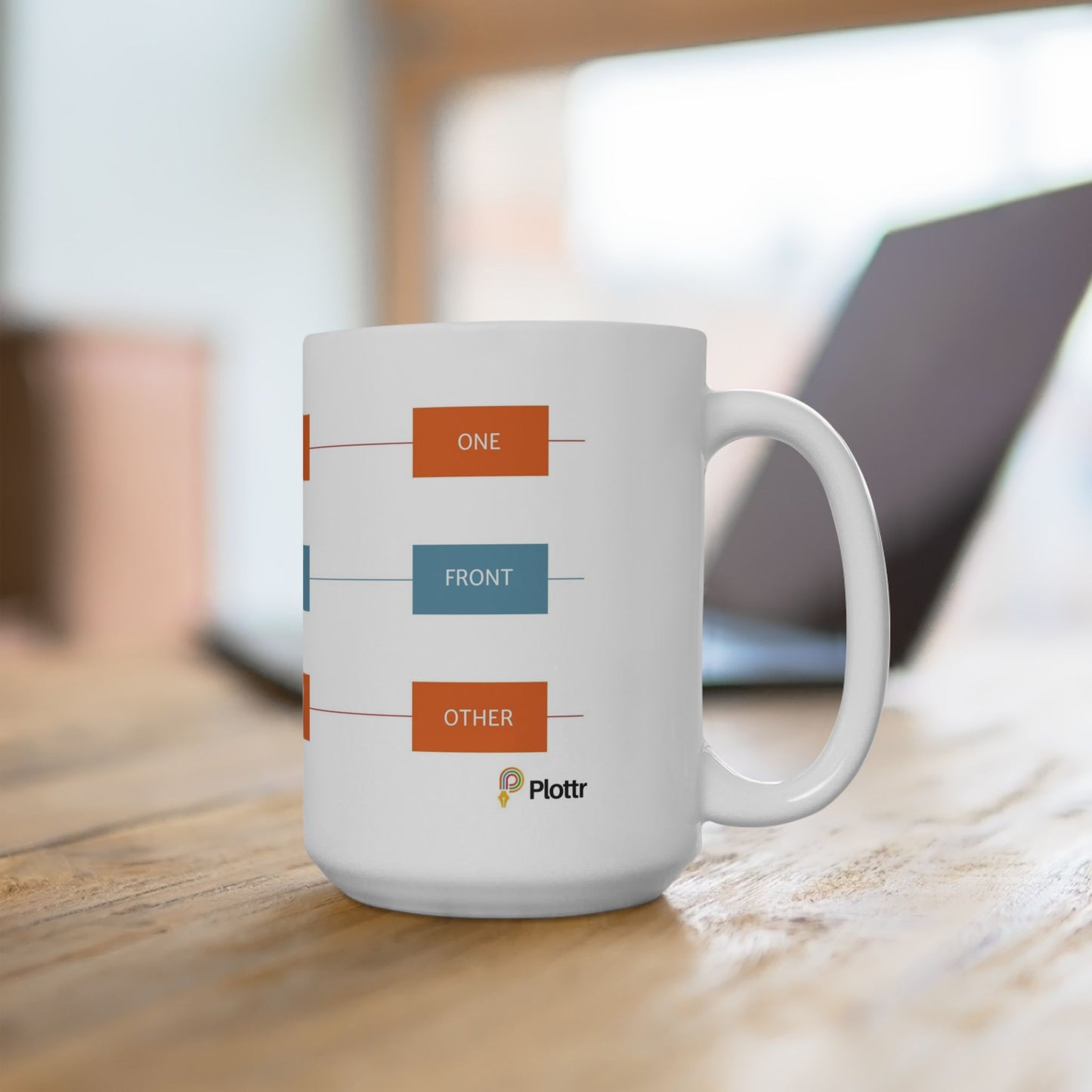 Plotlines Wrap Mug - Word by Word