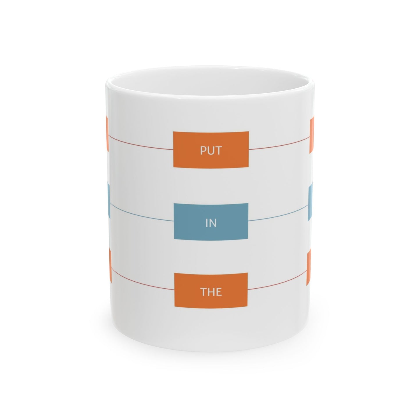 Plotlines Wrap Mug - Word by Word