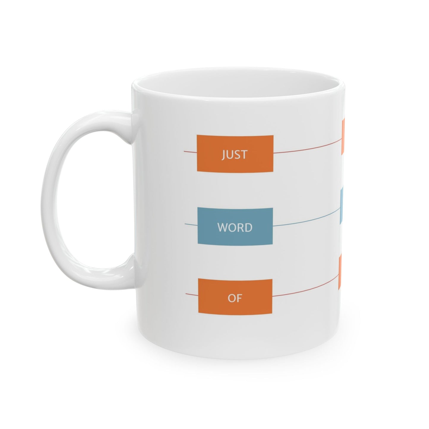 Plotlines Wrap Mug - Word by Word